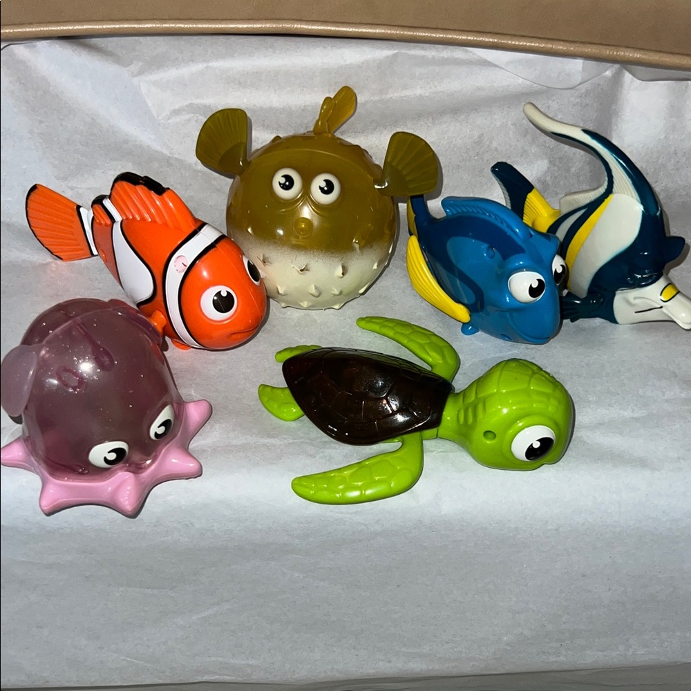 Vintage Happy Meal Toys - Nemo Collection-Bundle of 6